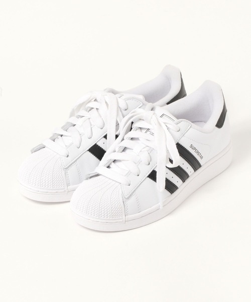 adidas(アディダス)の「【HEREIAM】adidas(アディダス)SUPERSTAR II(スニーカー・レディース・ホワイト×ブラック/ブラック×ホワイト/ブラック・SMALL/MEDIUM)」の1枚目の写真