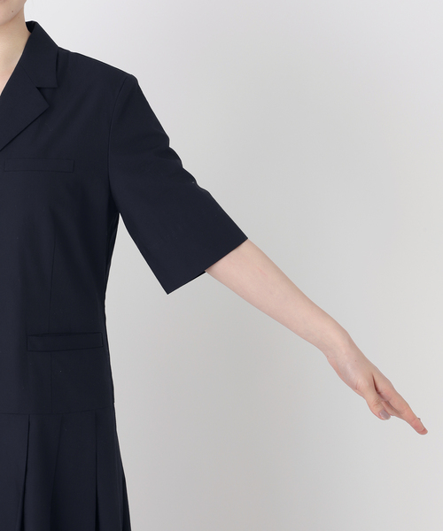 コットンリネンタイプライターワンピース（ワンピース）｜VERMEIL par