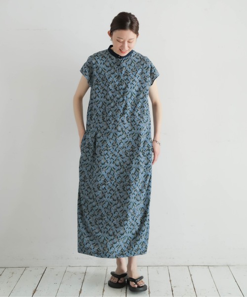 NOMBRE IMPAIR（ノンブルアンペール）の「リンドウPT　クレリックワンピース（ワンピース・レディース・チャコールグレー/カーキ・FREE）」の12枚目の写真