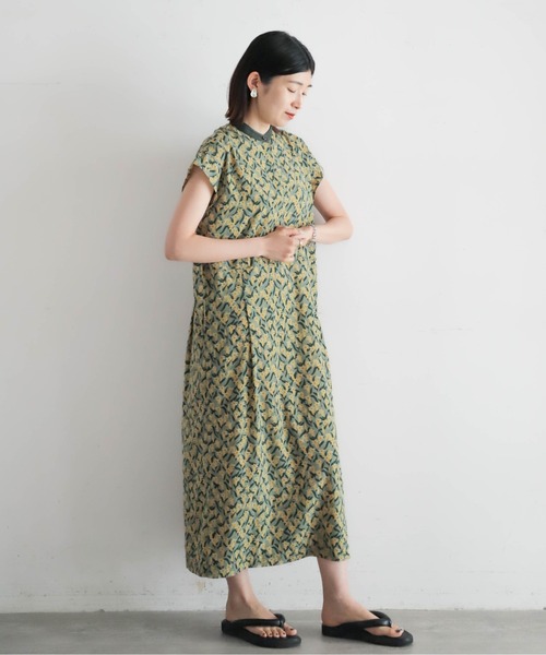 NOMBRE IMPAIR（ノンブルアンペール）の「リンドウPT　クレリックワンピース（ワンピース・レディース・チャコールグレー/カーキ・FREE）」の11枚目の写真