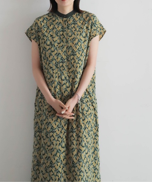 NOMBRE IMPAIR（ノンブルアンペール）の「リンドウPT　クレリックワンピース（ワンピース・レディース・チャコールグレー/カーキ・FREE）」の9枚目の写真