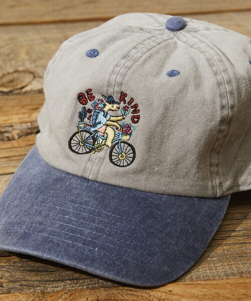 Jonas Claesson(ジョナスクレアッソン)の「JONAS CLAESSON/ジョナス クレアッソン BE KIND CAP/ビー カインド キャップ/刺繍デザイン(キャップ・メンズ・ブラック/その他9/ベージュ・ONE SIZE)」の12枚目の写真