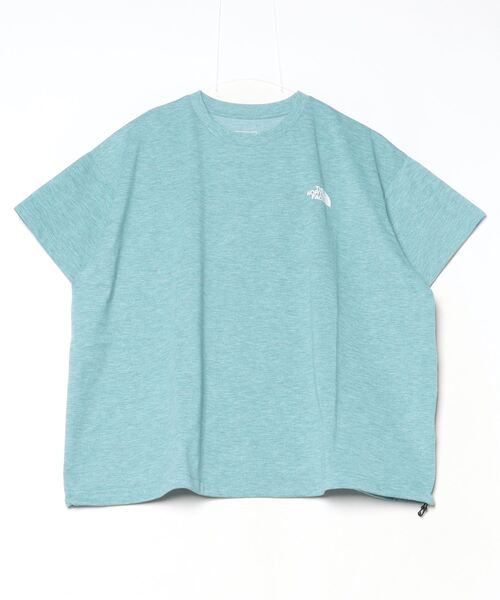 THE NORTH FACE（ザノースフェイス）の「ザ ノース フェイス THE NORTH FACE Material Flower Tee_マテリアルフラワーティー（Tシャツ/カットソー・レディース・アイボリー/ブルー・M/L/XL）」の2枚目の写真