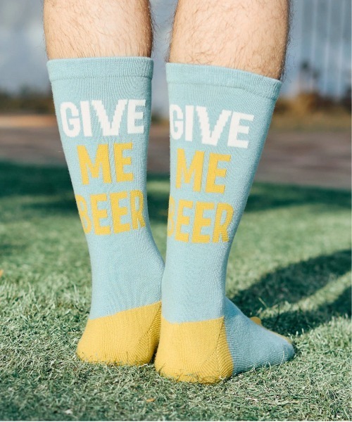 go slow caravan(ゴースローキャラバン)の「ジャガード クルーソックス(ソックス/靴下・メンズ・バイオレット/ブラック/ホワイト/ネイビー/オレンジ/ブルー系その他・LARGE/MEDIUM)」の4枚目の写真