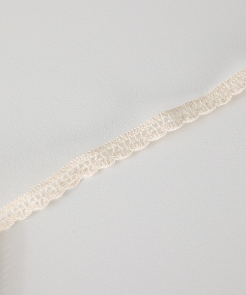 Monocoro toppi（モノコロトッピ）の「花柄 ラメレース バブーシュカ（その他ヘアアクセサリー・レディース・アイボリー/ブラック・フリー）」の11枚目の写真