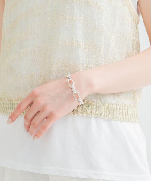 PHILIPPE AUDIBERT（フィリップ オーディベール）の「PHILIPPE AUDIBERT　Peran bracelet（ブレスレット・レディース・シルバー・-）」の2枚目の写真