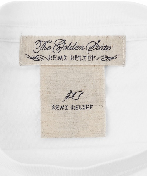 アダムエロペ REMI RELIEF レミレリーフLOGO TEE ロゴT 楽天市場】【SALE／20%OFF】【REMI RELIEF(レミレリーフ)】LOGO