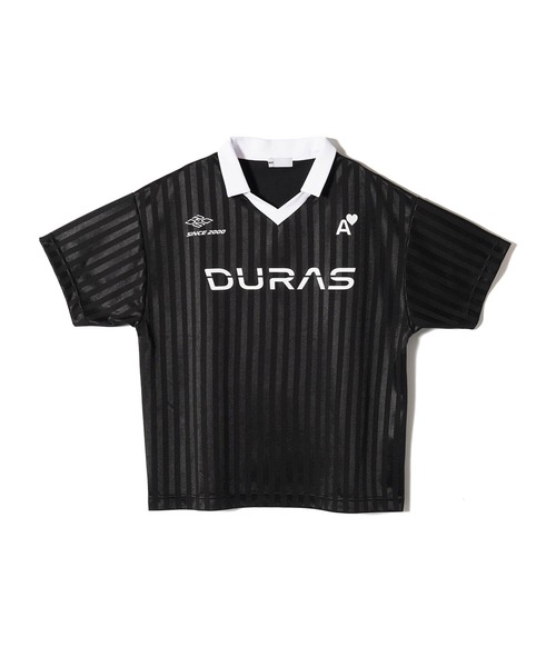 DURAS(デュラス)の「グロスストライプゲームシャツ(Tシャツ/カットソー・レディース・ブラック/ブルー/グリーン・SMALL/MEDIUM)」の8枚目の写真