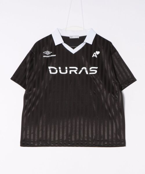 DURAS(デュラス)の「グロスストライプゲームシャツ(Tシャツ/カットソー・レディース・ブラック/ブルー/グリーン・SMALL/MEDIUM)」の21枚目の写真