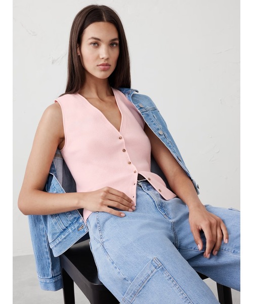 セール】BANANA REPUBLIC FACTORY STORE Vネック セーターベスト