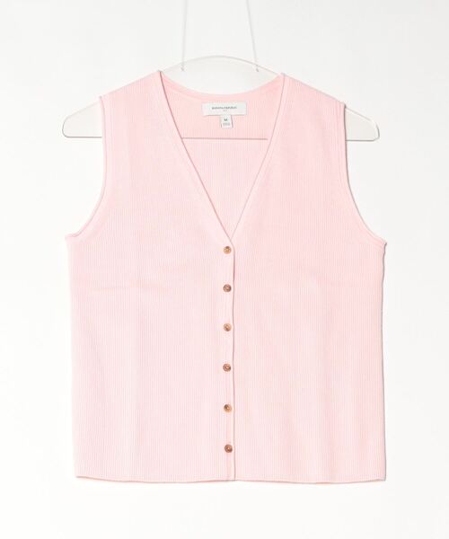 BANANA REPUBLIC FACTORY STORE（バナナリパブリック ファクトリーストア）の「BANANA REPUBLIC FACTORY STORE　　Vネック セーターベスト（ベスト・レディース・ホワイト/ピンク/その他・M/XS/S/L）」の5枚目の写真