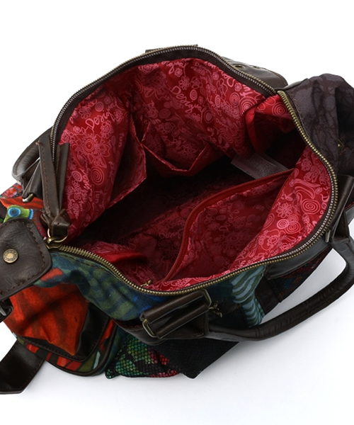 Desigual（デシグアル）の「「Desigual/デシグアル」デシグアル柄ボストンバック（ショルダーバッグ・レディース・レッド系その他・FREE）」の7枚目の写真