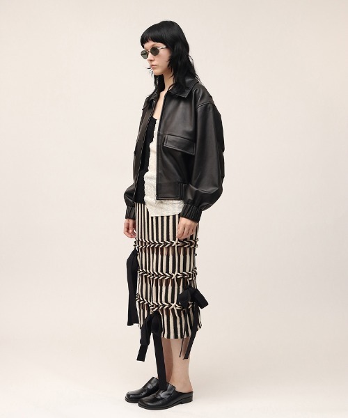 トップス LEINWANDE / Nordic Cropped Top leinwande（ラインヴァンド）の「Nordic Cropped Top（ニット