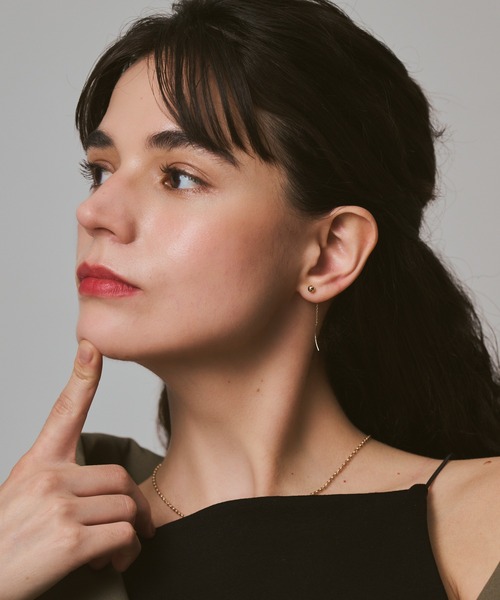 agete K10 ロングピアス K10ロングピアス（ピアス（両耳用））｜agete（アガット）の