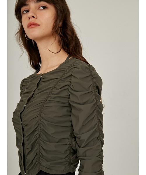 styling/（スタイリング）の「【S/S(エスバイエス)】＜ウォッシャブル・UVカット＞カーディガン（カーディガン/ボレロ・レディース・ブラック/カーキ・FREE）」の9枚目の写真
