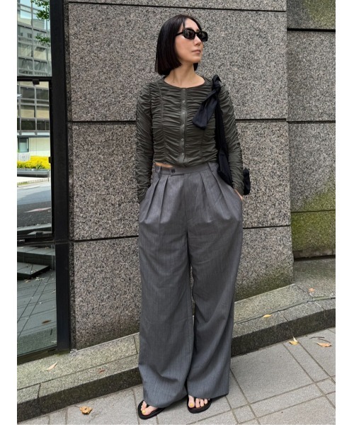 styling/（スタイリング）の「【S/S(エスバイエス)】＜ウォッシャブル・UVカット＞カーディガン（カーディガン/ボレロ・レディース・ブラック/カーキ・FREE）」の17枚目の写真