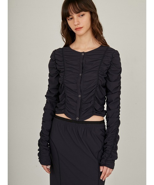 styling/（スタイリング）の「【S/S(エスバイエス)】＜ウォッシャブル・UVカット＞カーディガン（カーディガン/ボレロ・レディース・ブラック/カーキ・FREE）」の20枚目の写真