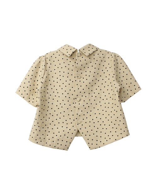 COEL（コエル）の「2WAYカラードットブラウス（シャツ/ブラウス・レディース・ベージュ/ブラック・FREE）」の11枚目の写真