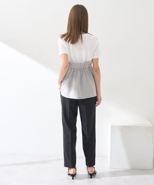 earth music&ecology（アースミュージックアンドエコロジー）の「ビスチェドッキングプルオーバー（Tシャツ/カットソー・レディース・グレー/ブラック/モカ・FREE）」の18枚目の写真