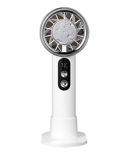 ⭐️ハンディファン✨冷却プレート付き⭐️スタンド可能 ホワイト セール】ハンディファン スタンド 冷却 小型扇風機 扇風機 携帯