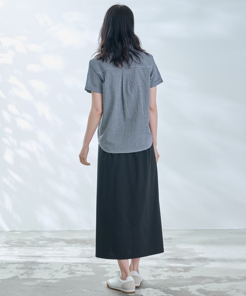 Arnold Palmer（アーノルドパーマー）の「タウン&レジャー スリットスカート（スカート・レディース・カーキ/ブラック・L/S/M）」の9枚目の写真