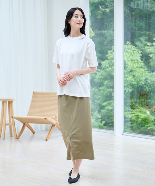 Arnold Palmer（アーノルドパーマー）の「タウン&レジャー スリットスカート（スカート・レディース・カーキ/ブラック・L/S/M）」の11枚目の写真