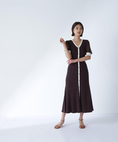 Natural Beauty Basic ノースリーブワンピース ネイビー M N.Natural beauty basic - N. ナチュラルビューティーベーシック