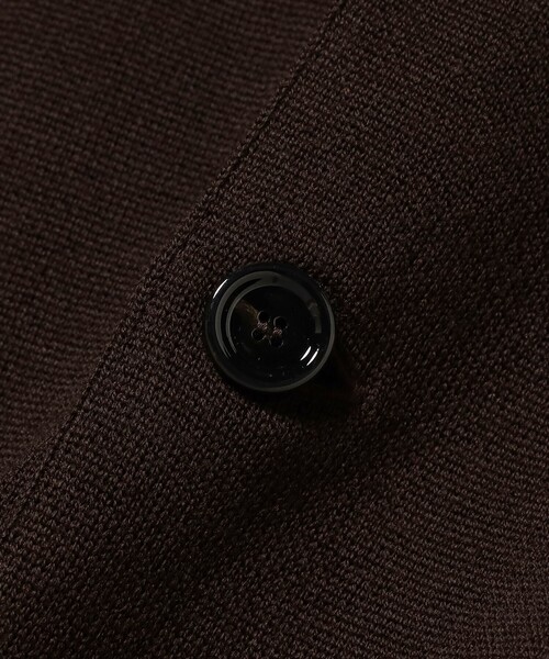 LARDINI（ラルディーニ）の「LARDINI / ウール ニット ジャケット（その他アウター・メンズ・ダークブラウン/ネイビー・M/S/L/XS）」の5枚目の写真