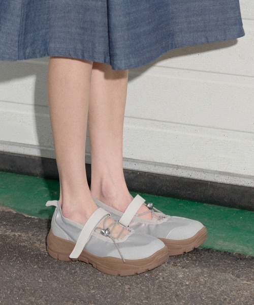 【ROCKFISH WEATHERWEAR】 FLATFORM STRING MARYJANES Rockfish Weatherwear] Flatform String Maryjane - 5 colours
