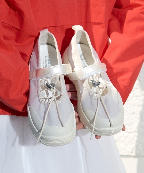 ROCKFISH WEATHERWEAR(ロックフィッシュウェザーウェア)の「FLATFORM STRING MARYJANE(スニーカー・レディース・クリーム/グレー/ピンク/ライトグレー/ブラック・25.0cm/24.5cm/24.0cm/23.5cm/23.0cm)」の13枚目の写真