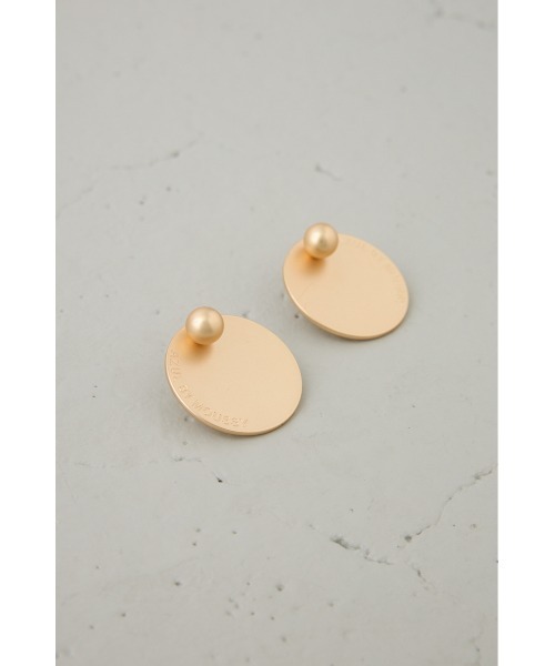 AZUL by moussy(アズールバイマウジー)の「サークルプレートロゴピアス(ピアス(両耳用)・レディース・シルバー/ゴールド系その他・FREE)」の10枚目の写真