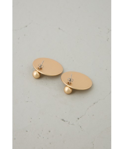 AZUL by moussy(アズールバイマウジー)の「サークルプレートロゴピアス(ピアス(両耳用)・レディース・シルバー/ゴールド系その他・FREE)」の11枚目の写真