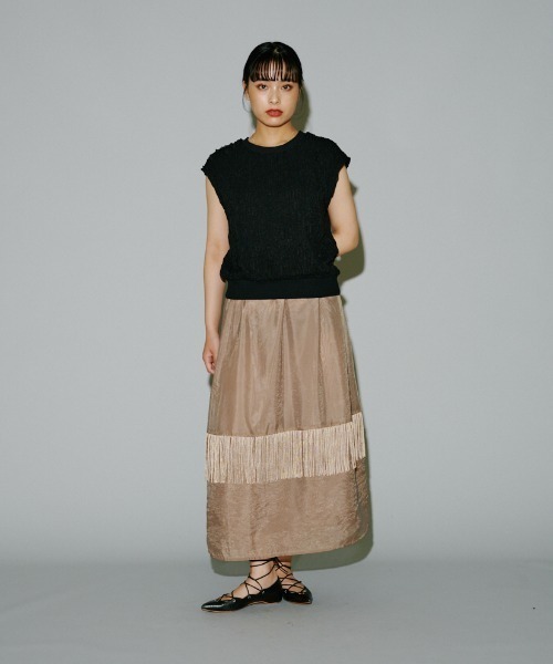 herliptoアイボリー/ブラックストライプ プルオーバー trim_ofalv_item63bbc26ccf0a11e