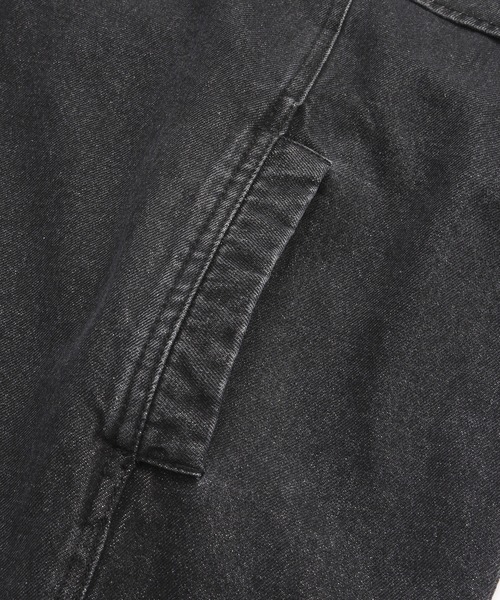 X-girl（エックスガール）の「DENIM ANORAK DRESS（ワンピース・レディース・ブラック/ライトインディゴブルー・S/M）」の8枚目の写真