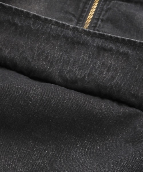 X-girl（エックスガール）の「DENIM ANORAK DRESS（ワンピース・レディース・ブラック/ライトインディゴブルー・S/M）」の12枚目の写真