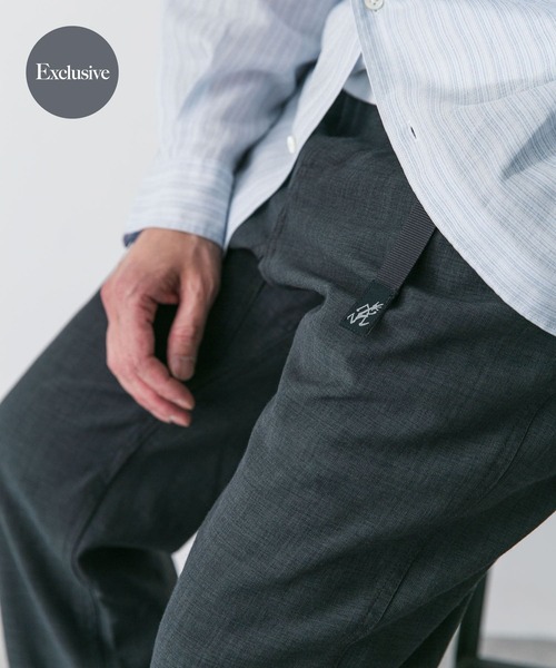 Gramicci（グラミチ）の「『別注』Gramicci for DOORS　Linen Blend Pants（その他パンツ・メンズ・アイボリー/ブラック/チャコールグレー/ブルー・SMALL/MEDIUM/LARGE）」の3枚目の写真