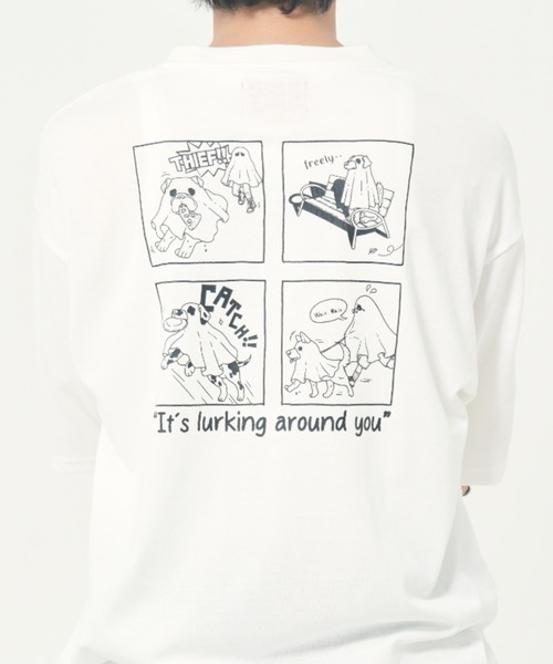 セール】アニマルお化け柄Tシャツ(M1)（Tシャツ/カットソー