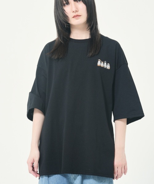 CORISCO（コリスコ）の「アニマルお化け柄Tシャツ(M1)（Tシャツ/カットソー・メンズ・ブラック/オートミール/チャコールグレー/ホワイト・MEDIUM/LARGE/X-LARGE）」の13枚目の写真