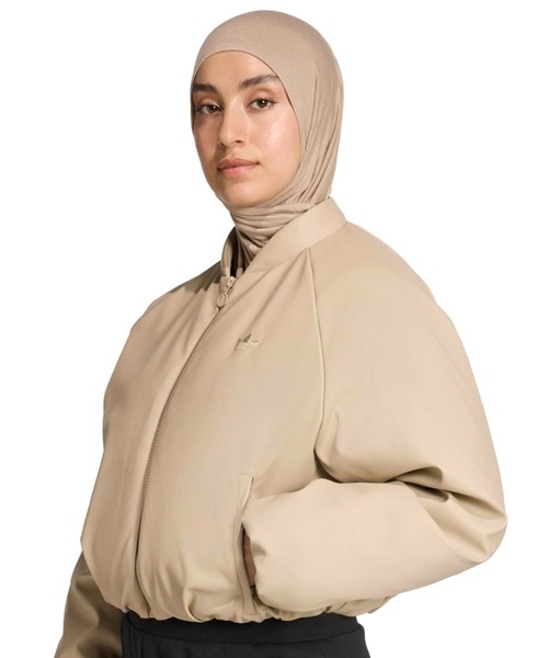 adidas PLEATHER BOMBER / アディダス プレザー ボンバー