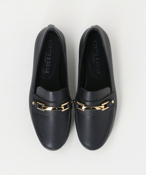 ODETTE E ODILE（オデットエオディール）の「ビット レインローファー（レインシューズ・レディース・ブラック/ダークブラウン・S/M/L）」の11枚目の写真