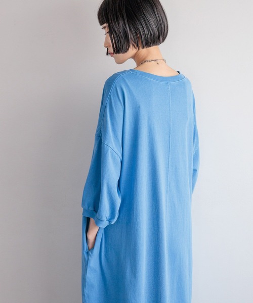 LOWRYS FARM（ローリーズファーム）の「モンスタールーズワンピース497281（ワンピース・レディース・ブラック/グレー/チャコールグレー/ブルー・FREE）」の6枚目の写真