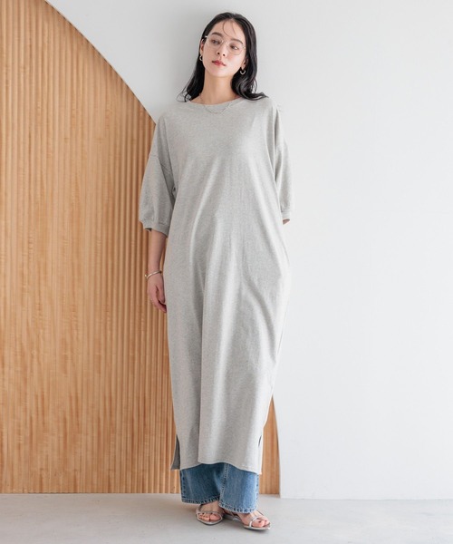 LOWRYS FARM（ローリーズファーム）の「モンスタールーズワンピース497281（ワンピース・レディース・ブラック/グレー/チャコールグレー/ブルー・FREE）」の11枚目の写真