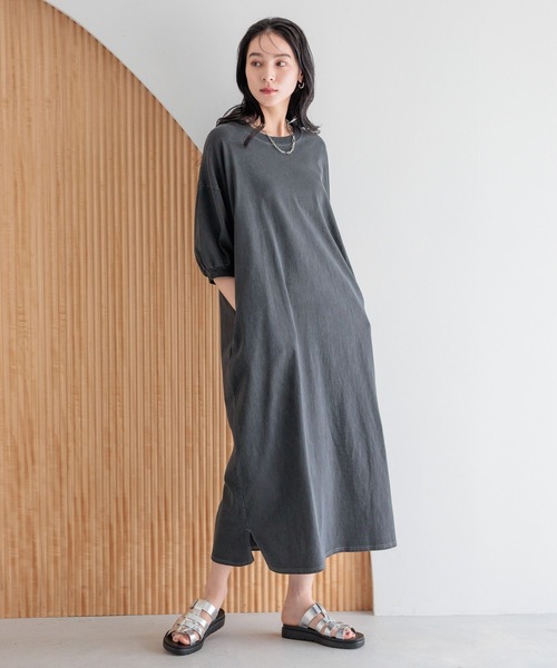 LOWRYS FARM（ローリーズファーム）の「モンスタールーズワンピース497281（ワンピース・レディース・ブラック/グレー/チャコールグレー/ブルー・FREE）」の13枚目の写真