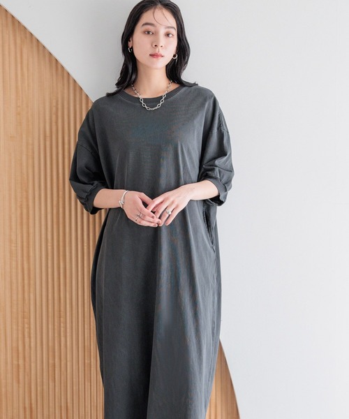 LOWRYS FARM（ローリーズファーム）の「モンスタールーズワンピース497281（ワンピース・レディース・ブラック/グレー/チャコールグレー/ブルー・FREE）」の14枚目の写真