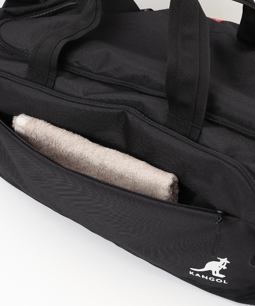 KANGOL(カンゴール)の「KANGOL カンゴール 2WAY ボストンバッグ 250-1504(ボストンバッグ・レディース・ブラック/レッド・FREE)」の8枚目の写真