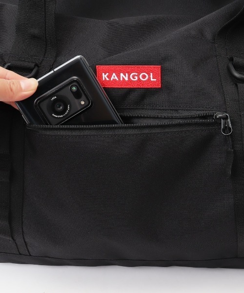KANGOL(カンゴール)の「KANGOL カンゴール 2WAY ボストンバッグ 250-1504(ボストンバッグ・レディース・ブラック/レッド・FREE)」の10枚目の写真