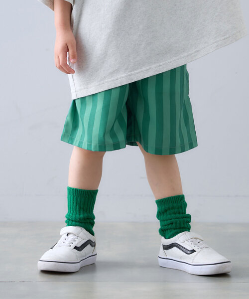 CIAOPANIC TYPY（チャオパニックティピー）の「【WEB限定】【KIDS】【水陸両用】スイムウェア柄ショーツ（水着・キッズ・グリーン/オレンジ・MEDIUM/X-LARGE/XX-LARGE/SMALL/LARGE）」の2枚目の写真