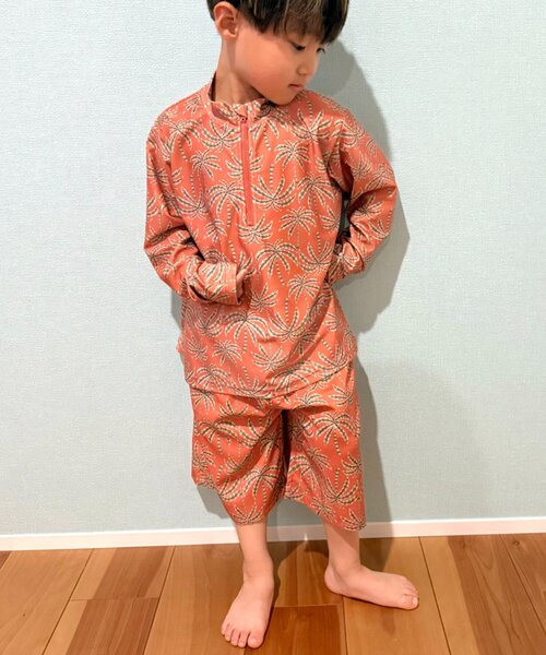 CIAOPANIC TYPY（チャオパニックティピー）の「【WEB限定】【KIDS】【水陸両用】スイムウェア柄ショーツ（水着・キッズ・グリーン/オレンジ・MEDIUM/X-LARGE/XX-LARGE/SMALL/LARGE）」の7枚目の写真