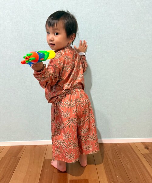 CIAOPANIC TYPY（チャオパニックティピー）の「【WEB限定】【KIDS】【水陸両用】スイムウェア柄ショーツ（水着・キッズ・グリーン/オレンジ・MEDIUM/X-LARGE/XX-LARGE/SMALL/LARGE）」の10枚目の写真