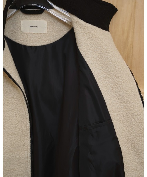 Woolboa Zip Jacket（ノーカラージャケット）｜TODAYFUL（トゥデイフル